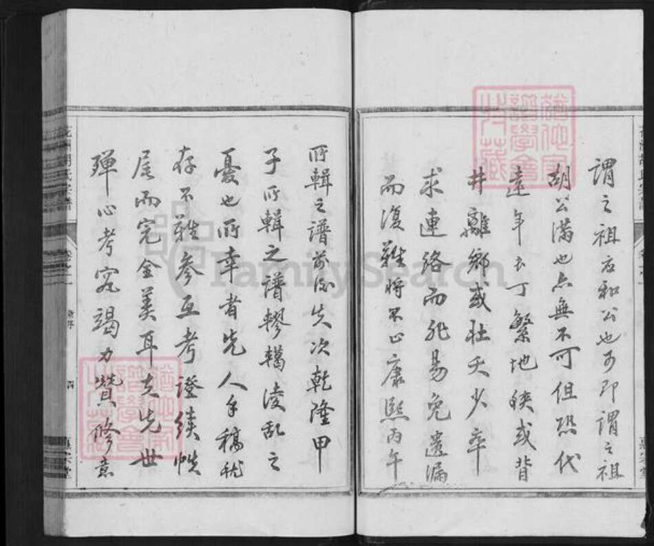 安徽省芜湖市南陵县胡氏惠宗堂族谱-花洲胡氏宗谱.pdf电子版预览图4