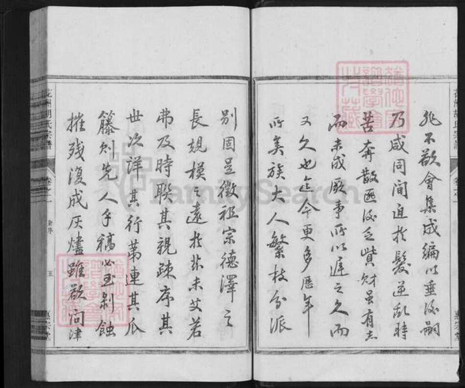 安徽省芜湖市南陵县胡氏惠宗堂族谱-花洲胡氏宗谱.pdf电子版预览图5