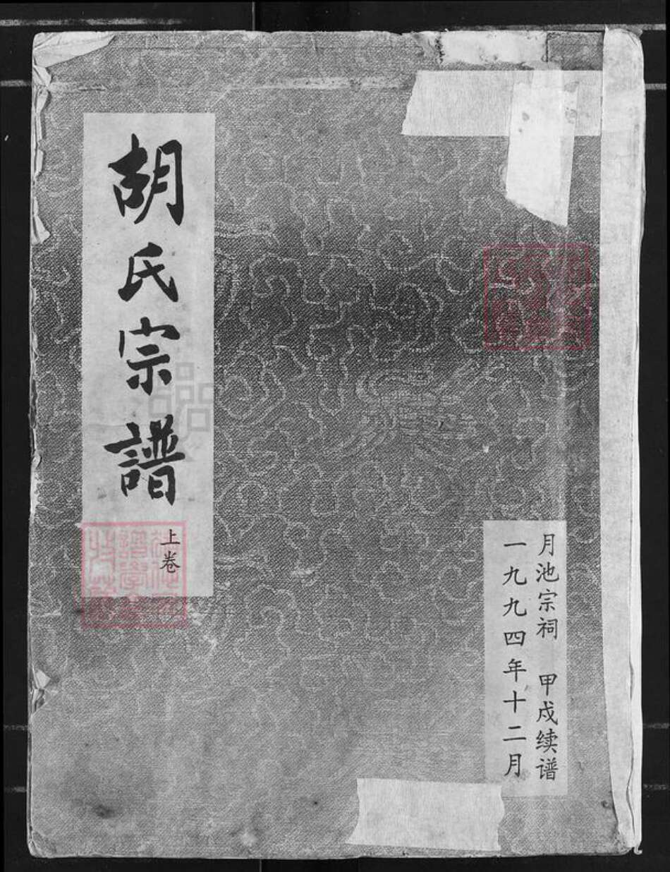 江西省宜春市奉新县胡氏族谱-胡氏宗谱.pdf电子版缩略图