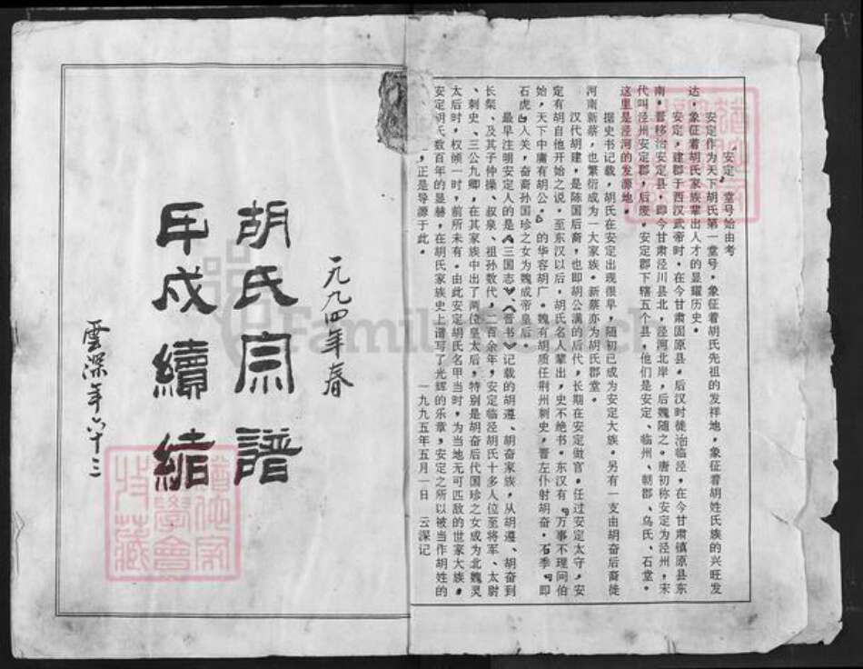 江西省宜春市奉新县胡氏族谱-胡氏宗谱.pdf电子版预览图2