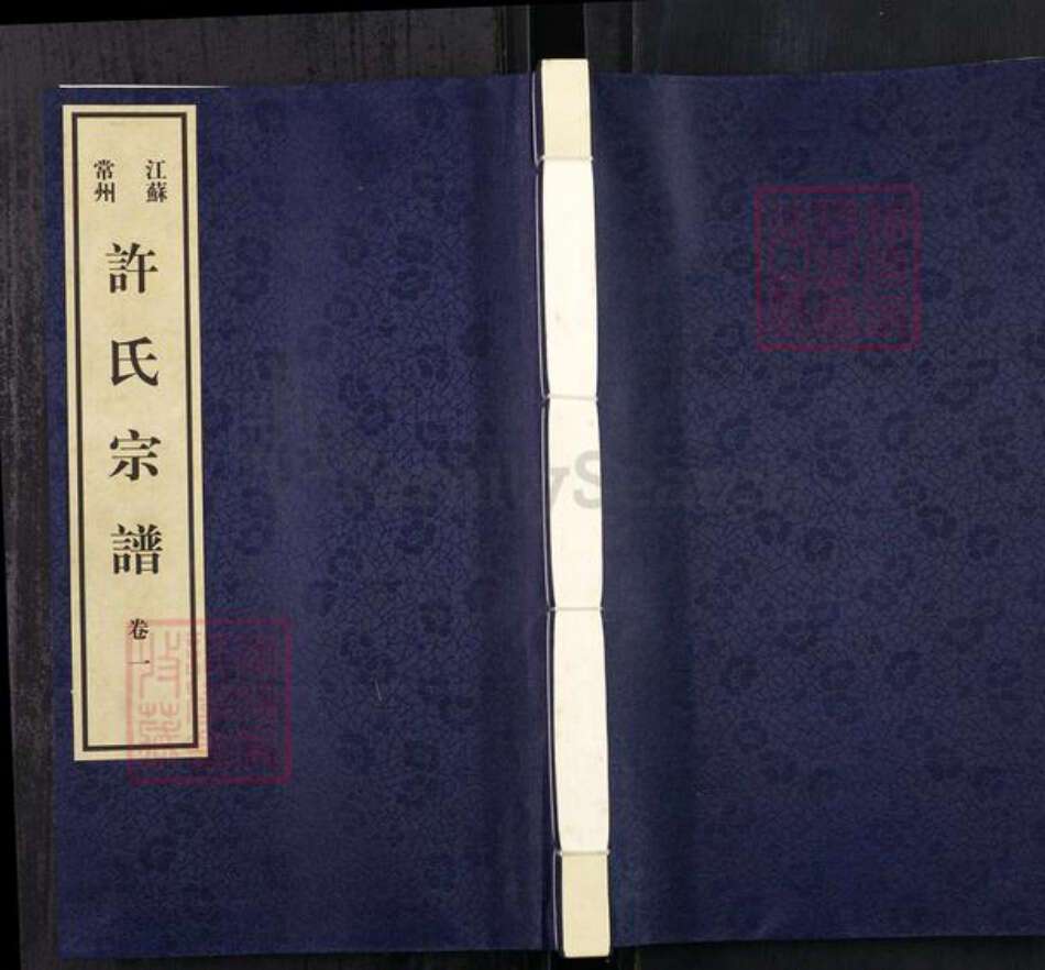 江苏省常州市武进县洛阳镇许氏德馨堂族谱-江苏常州许氏宗谱.pdf电子版缩略图