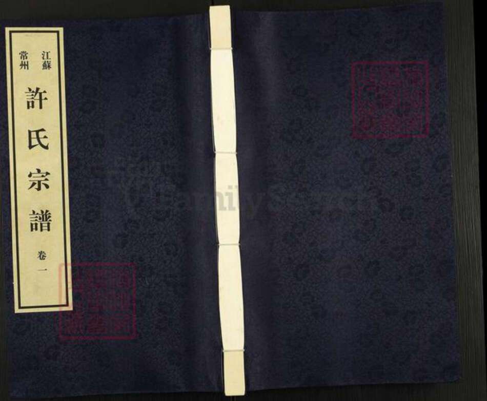 江苏省常州市武进县洛阳镇许氏德馨堂族谱-江苏常州许氏宗谱.pdf电子版缩略图