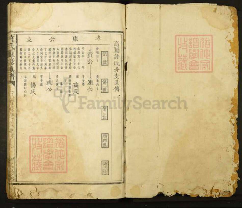 江西省赣州市兴国县鼎龙乡许氏高阳堂族谱-许氏重修族谱.pdf电子版预览图1