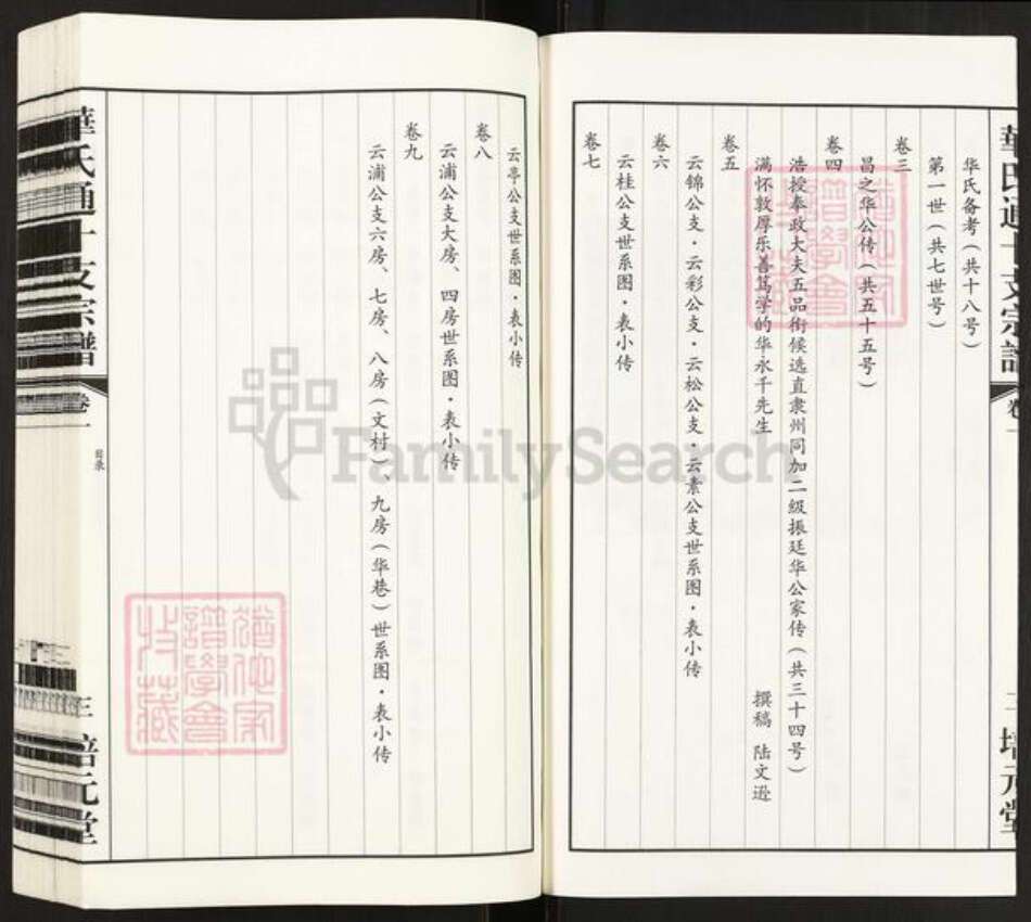 江苏省无锡市新吴区梅村街道华氏培元堂族谱-华氏通十支宗谱.pdf电子版预览图4