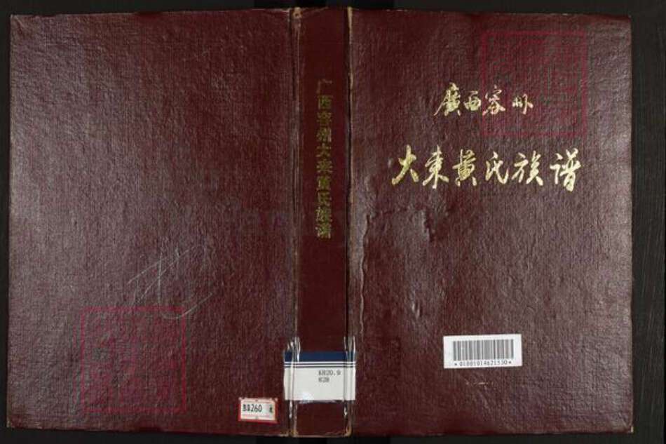 广西壮族自治区玉林容县黄氏族谱-广西容州大来黄氏族谱.pdf电子版缩略图