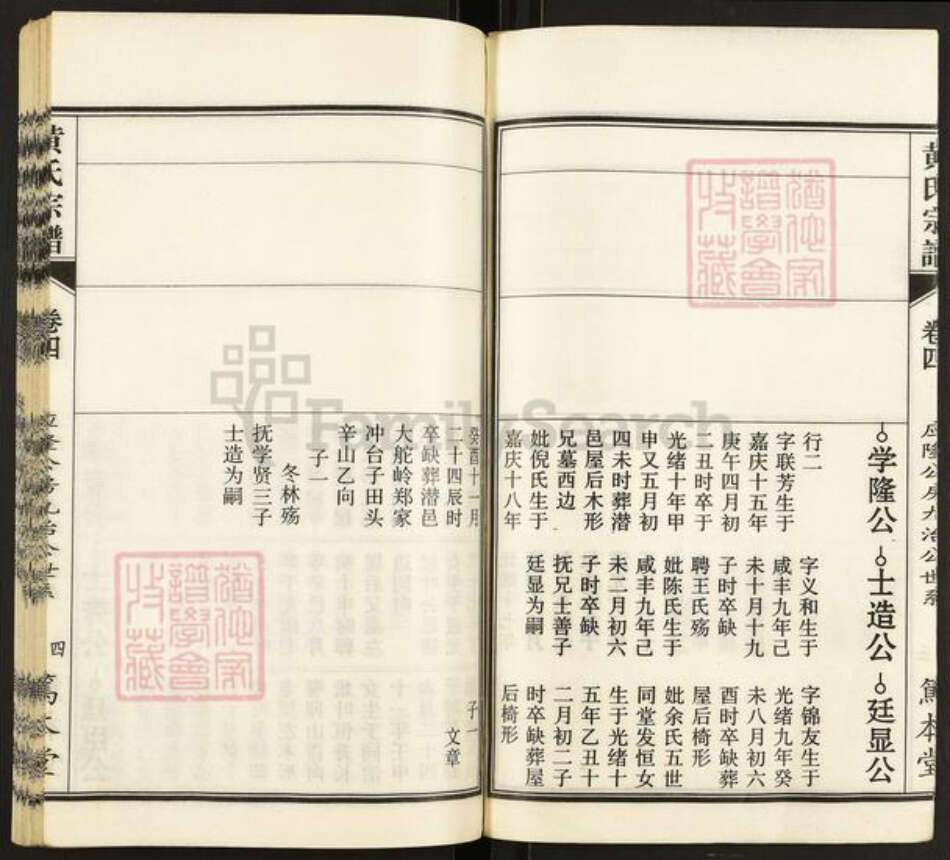 安徽省安庆市怀宁县高河镇黄氏笃本堂族谱-黄氏宗谱.pdf电子版预览图4