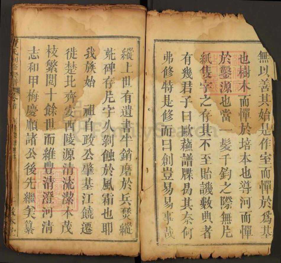 湖北省武汉市新洲区三店街道黄氏敦本堂族谱-黄氏创修宗谱.pdf电子版预览图2