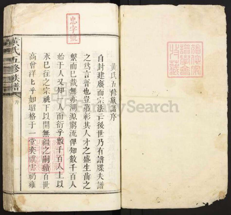 江西省抚州市南丰县紫霄镇黄氏一本堂族谱-黄氏五修族谱.pdf电子版预览图1