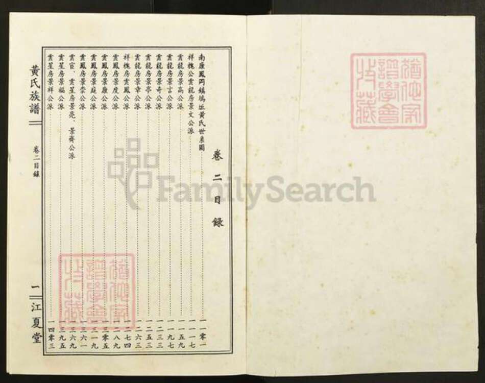 江西省抚州市南丰县傅坊乡黄氏江夏堂族谱-黄氏族谱.pdf电子版预览图1