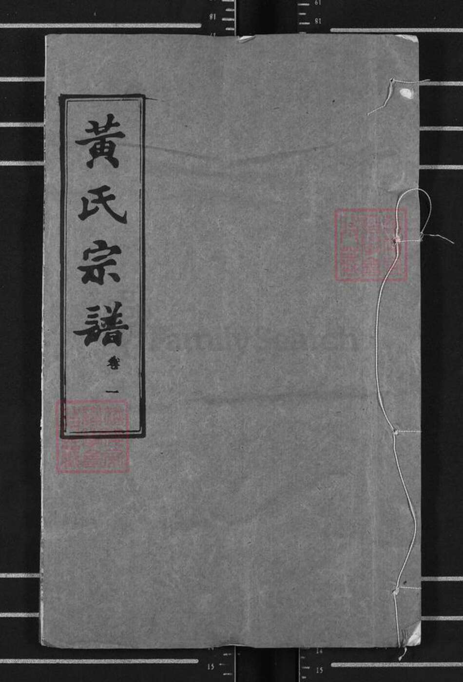 湖北省武汉市新洲区黄氏敦睦堂族谱-黄氏宗谱.pdf电子版缩略图