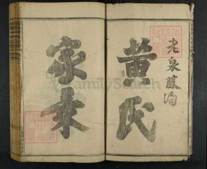 浙江省金华市浦江县黄氏族谱-黄氏宗谱.pdf电子版预览图1