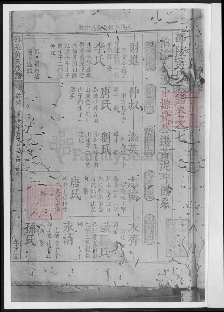 湖南省邵阳市邵阳县黄氏族谱-邵陵黄氏族谱.pdf电子版预览图2