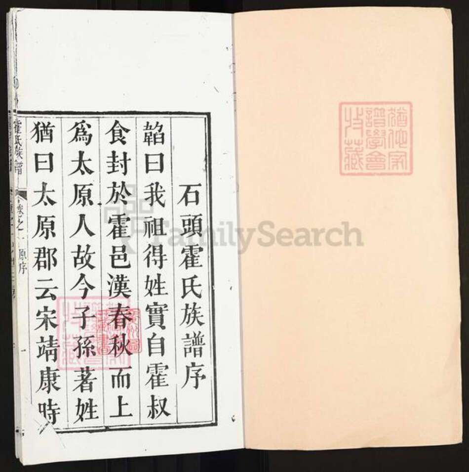 广东省佛山市禅城区霍氏族谱-霍氏族谱.pdf电子版预览图1