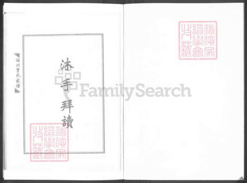 山东省淄博市淄川区贾氏族谱-淄川贾氏家谱.pdf电子版预览图1