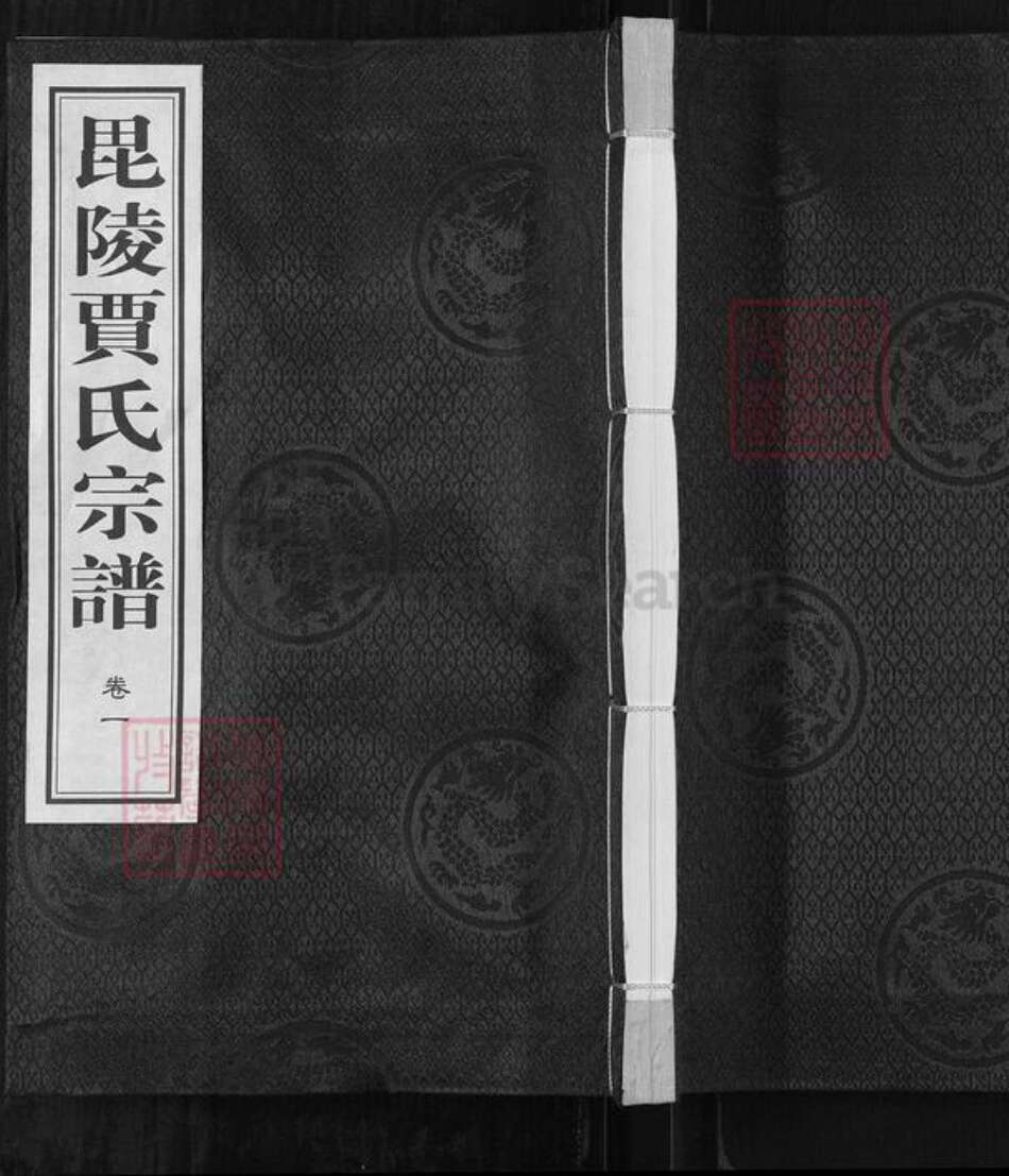 江苏省常州市武进县贾氏维则堂族谱-毘陵贾氏宗谱.pdf电子版缩略图