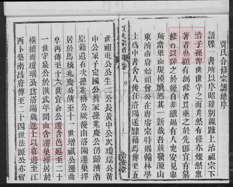 安徽省合肥市巢湖市夏阁镇贾氏洽安堂族谱-巢邑贾氏宗谱.pdf电子版预览图4