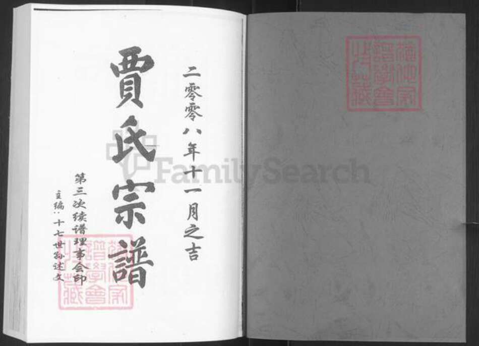山东省淄博市周村区贾氏族谱-贾氏宗谱.pdf电子版预览图1