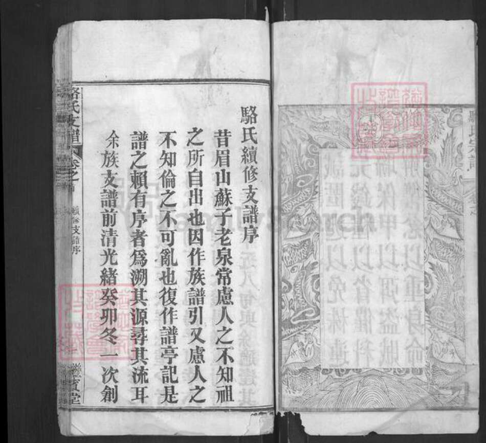 湖北省武汉市新洲区骆氏继宾堂族谱-骆氏支谱.pdf电子版预览图4