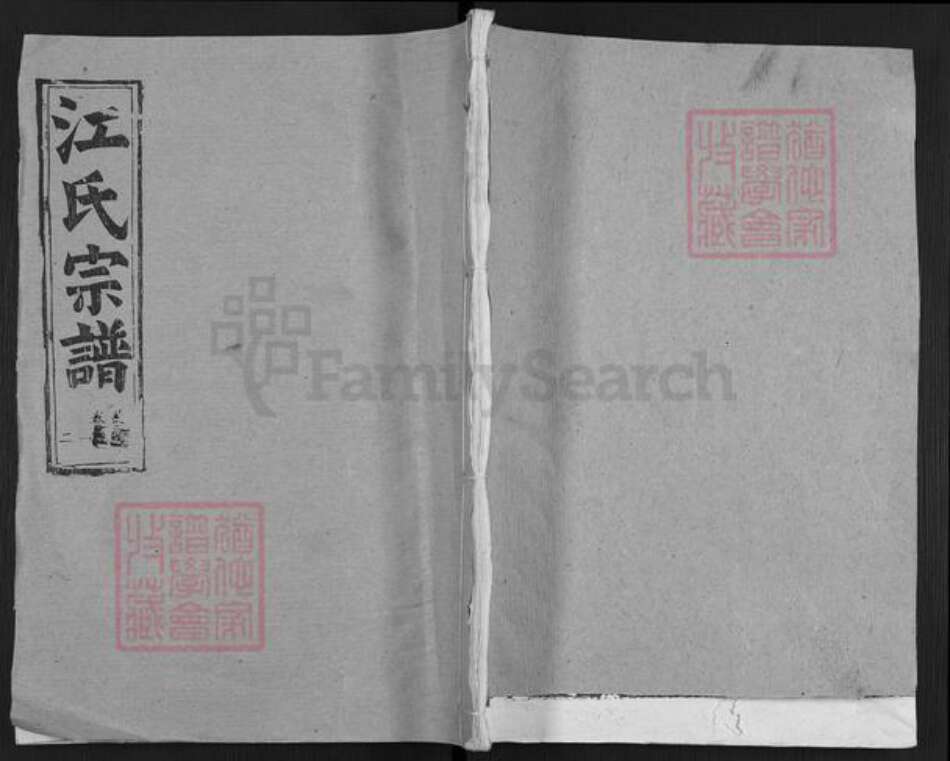 湖北省武汉市汉阳区江氏济阳堂族谱-江氏宗谱.pdf电子版缩略图