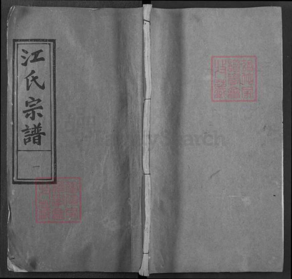 湖北省黄冈市罗田县平湖乡江氏彩笔堂族谱-江氏宗谱.pdf电子版缩略图