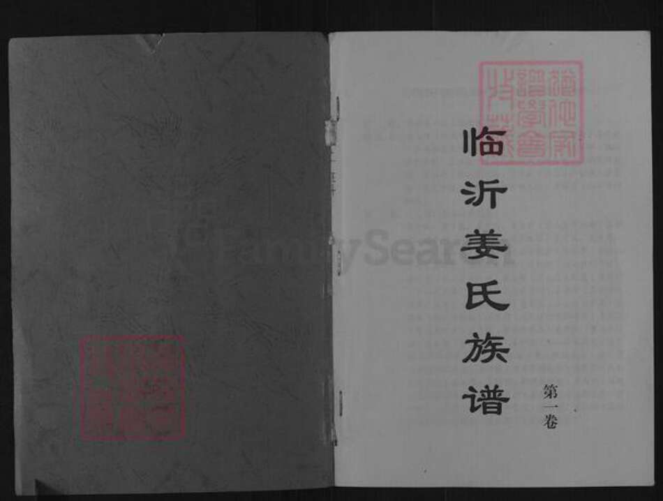 山东省临沂市兰山区姜氏族谱-临沂姜氏族谱.pdf电子版预览图1