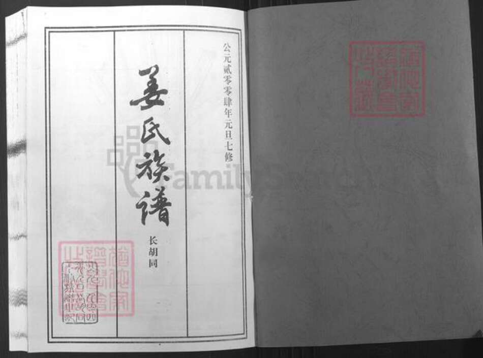 山东省潍坊市昌邑市柳疃镇姜氏族谱-昌邑长胡同姜氏族谱.pdf电子版预览图1