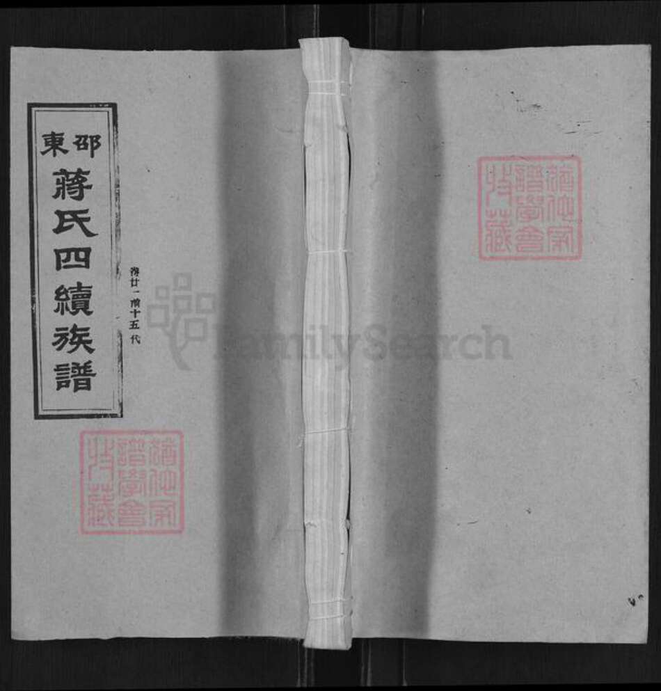 湖南省邵阳市邵东蒋氏忠雅堂族谱-邵东蒋氏四续族谱.pdf电子版缩略图