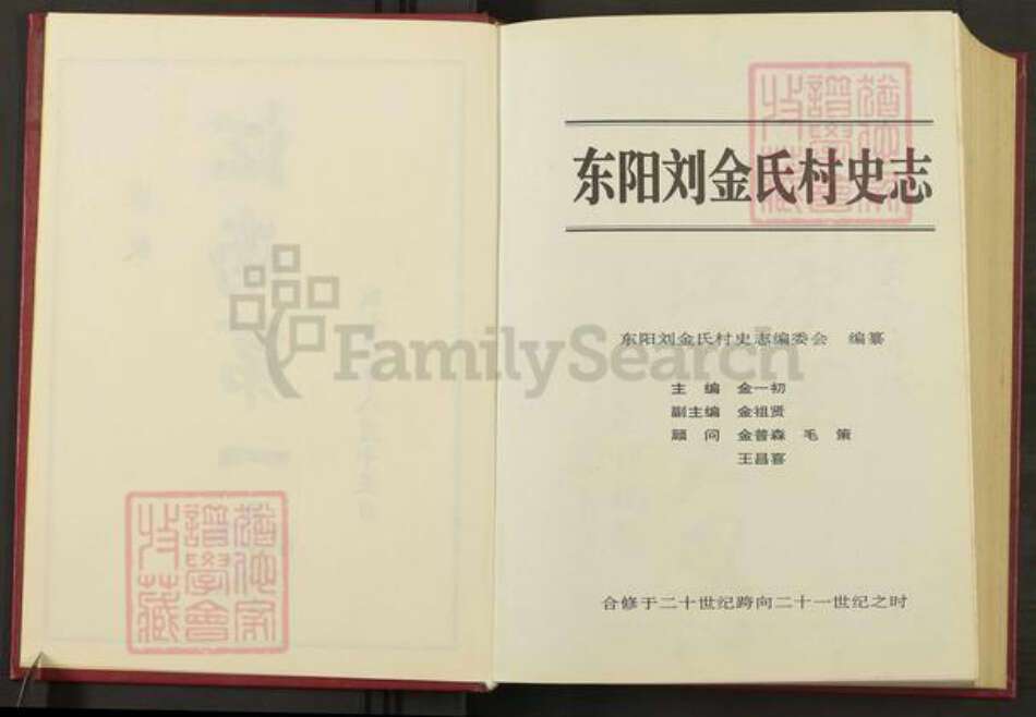 浙江省金华市东阳市巍山镇金氏族谱-刘金氏村史志.pdf电子版预览图2