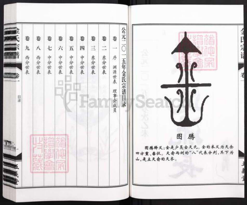 安徽省合肥市庐江县白山镇金氏五义堂族谱-潜川金氏宗谱.pdf电子版预览图2