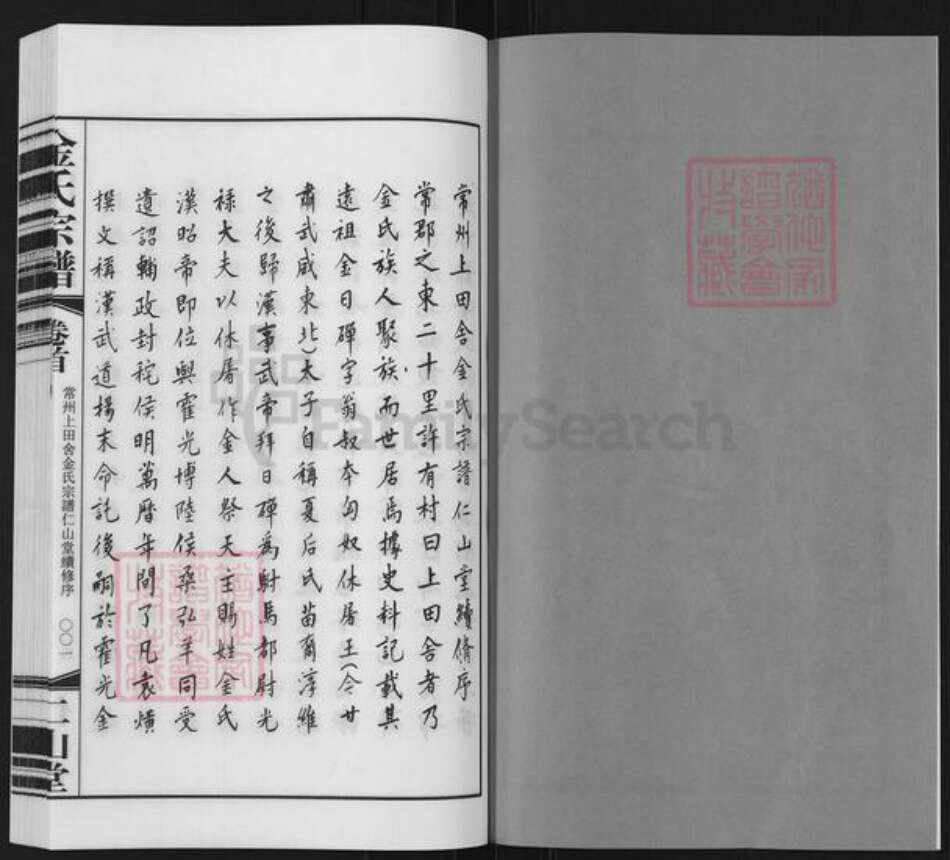 江苏省常州市武进县金氏仁山堂族谱-金氏宗谱.pdf电子版预览图2