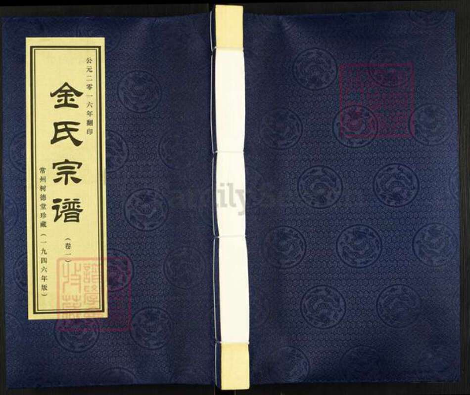 江苏省常州市武进县牛塘镇金氏树德堂族谱-金氏宗谱.pdf电子版缩略图