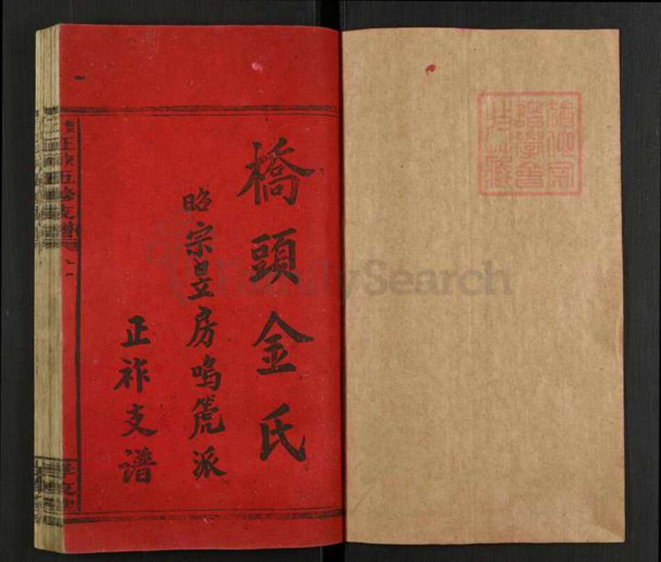 湖南省邵阳市新邵县金氏孝友堂族谱-桥头金氏双江正祚五修支谱.pdf电子版预览图1