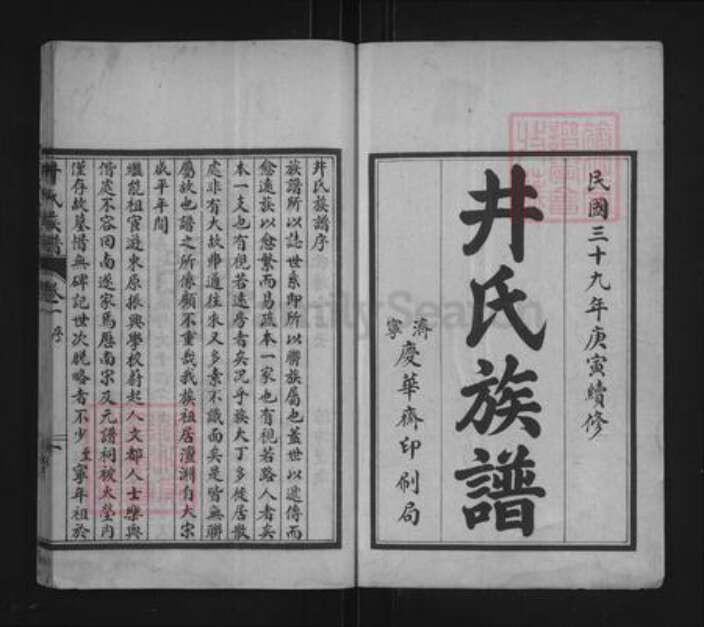 山东省泰安市东平县东平街道井氏族谱-井氏族谱.pdf电子版预览图1 山东省泰安市东平县东平街道井氏族谱-井氏族谱.pdf电子版预览图1