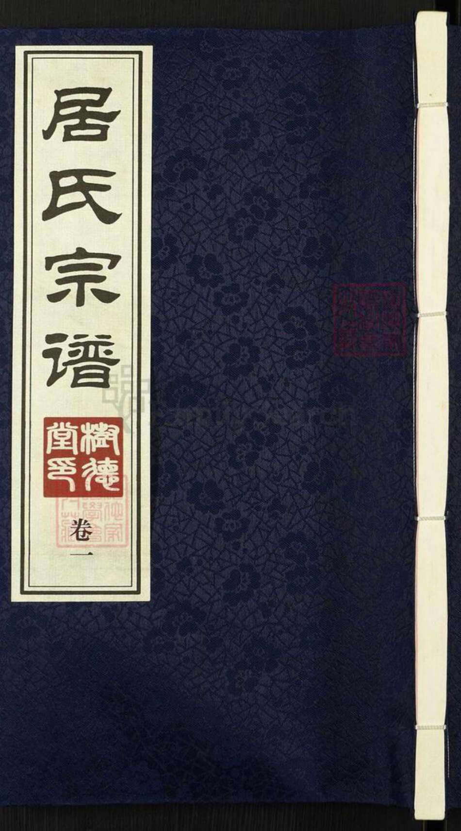 江苏省常州市武进县遥观镇居氏树德堂族谱-居氏宗谱.pdf电子版缩略图