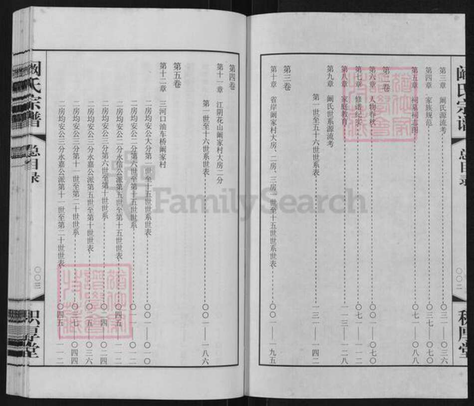 江苏省常州市武进县遥观镇阚氏积厚堂族谱-毗陵阚氏宗谱.pdf电子版预览图2