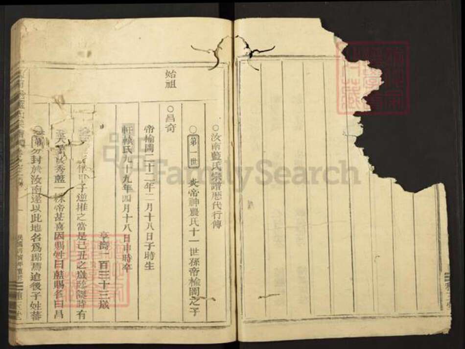 福建省蓝氏种玉堂族谱-汝南君邑蓝氏宗谱.pdf电子版预览图2