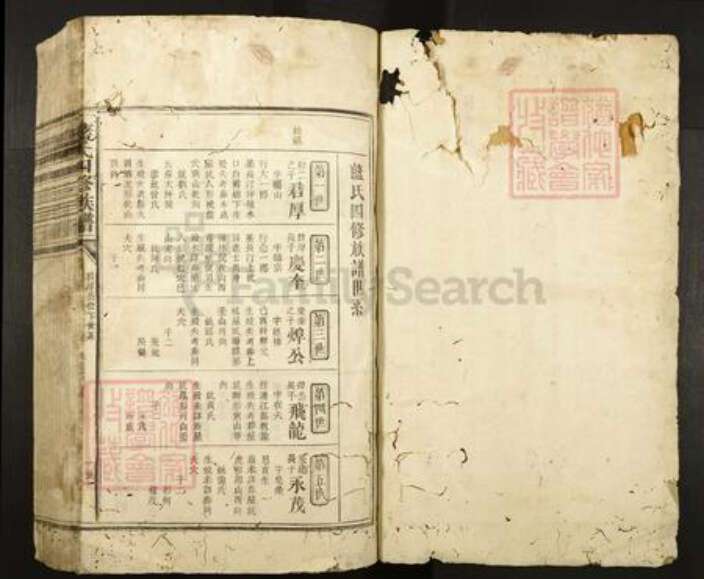 福建省龙岩市长汀县濯田镇蓝氏族谱-蓝氏四修族谱.pdf电子版预览图1