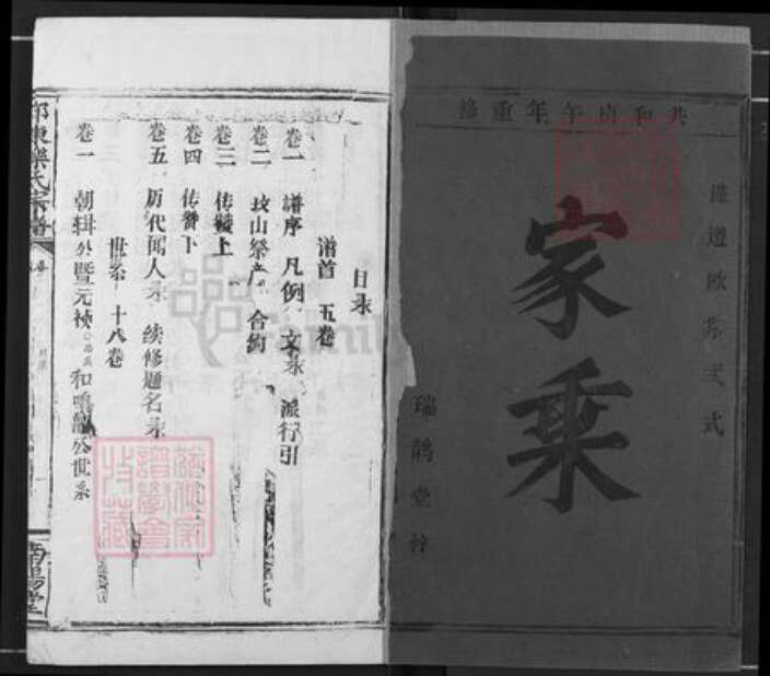 湖北省黄石市阳新县兴国镇乐氏南阳堂族谱-鄂东乐氏宗谱.pdf电子版预览图1