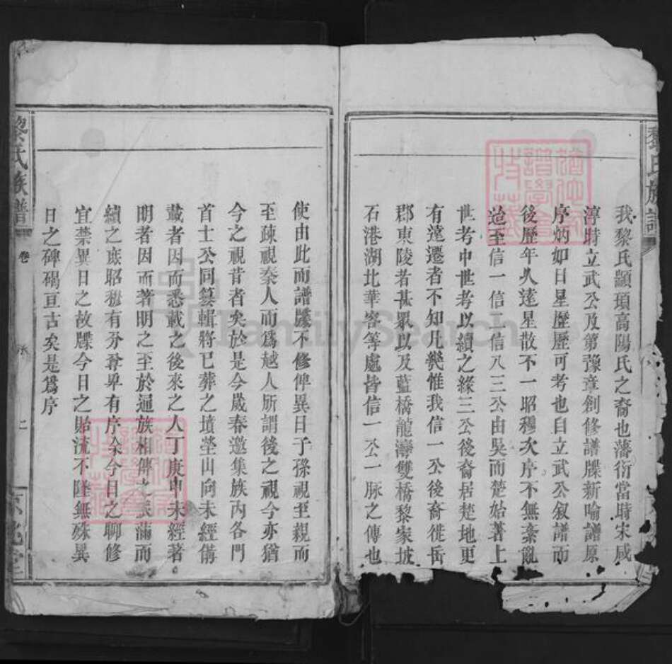 湖南省岳阳市黎氏京兆堂族谱-黎氏族谱.pdf电子版预览图2