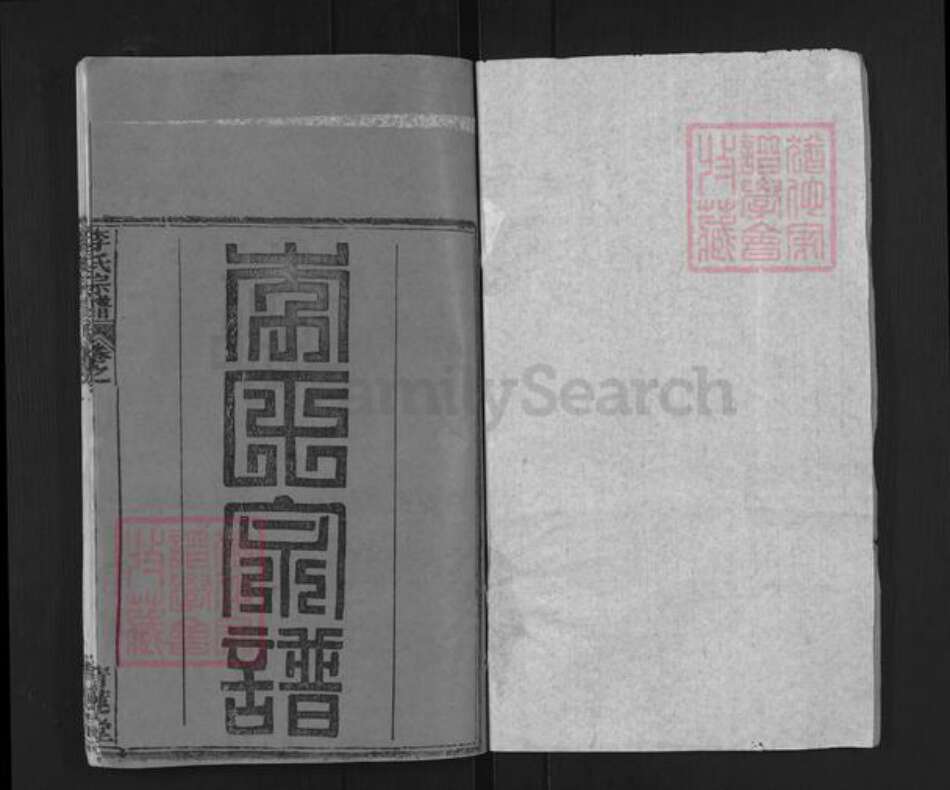 湖北省黄冈市武穴市李氏青莲堂族谱-李氏宗谱.pdf电子版预览图1