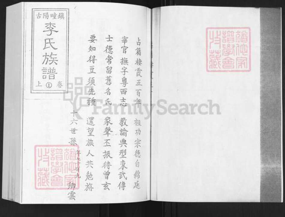 山东省烟台市栖霞市杨础镇李氏族谱-李氏族谱.pdf电子版预览图1