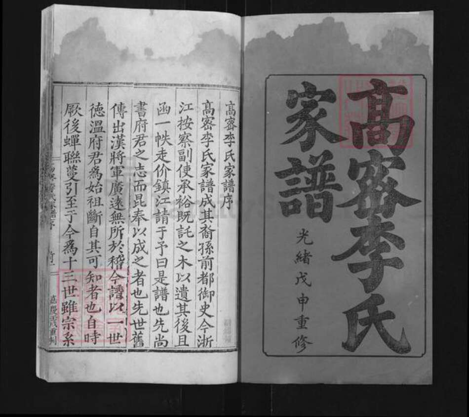 山东省潍坊市高密市醴泉街道李氏族谱-高密李氏家谱.pdf电子版预览图1