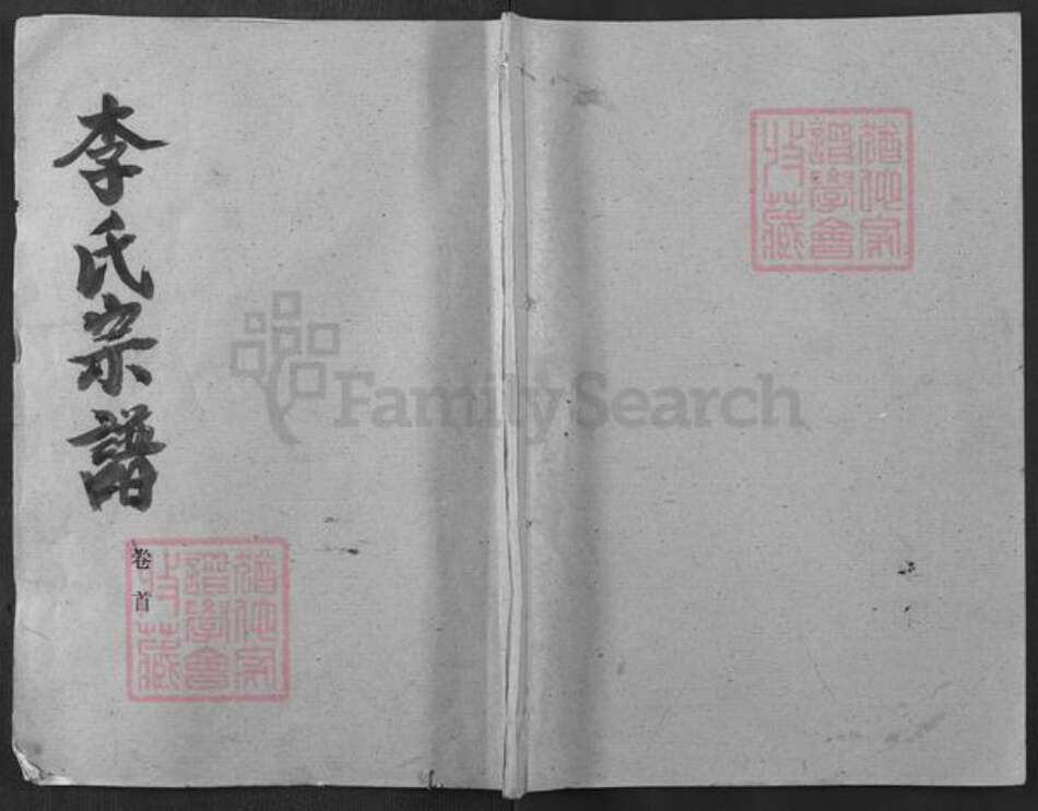 湖北省武汉市新洲区李氏联谊堂族谱-李氏宗谱.pdf电子版缩略图