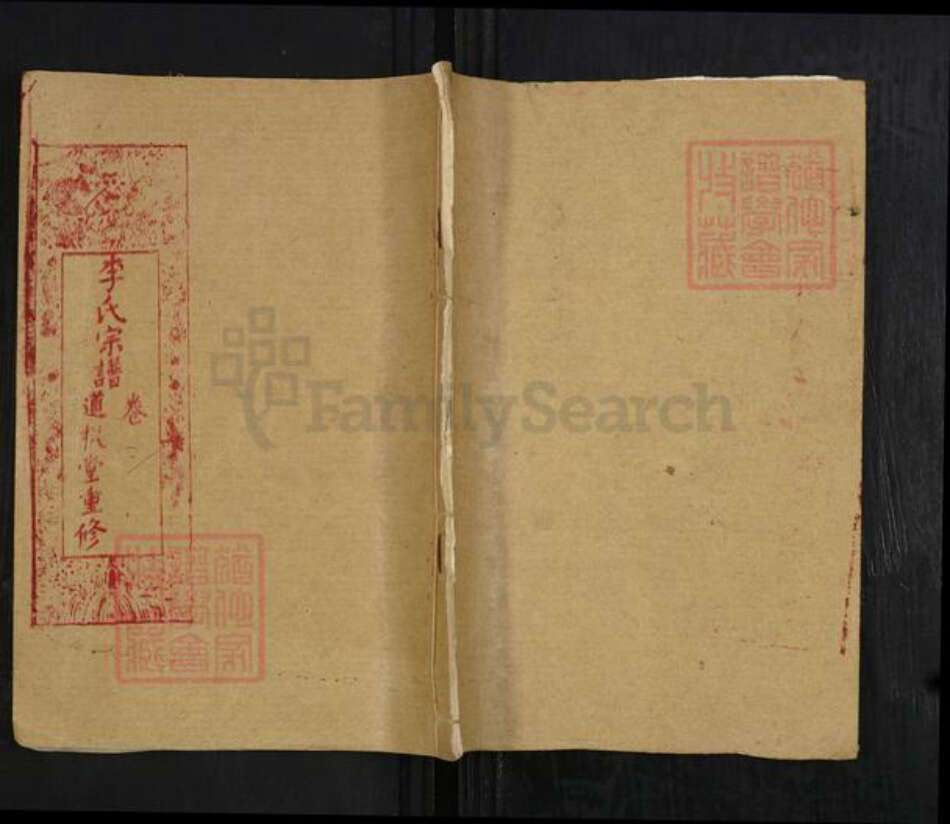 湖北省黄冈市武穴市梅川镇李氏道根堂族谱-李氏宗谱.pdf电子版缩略图