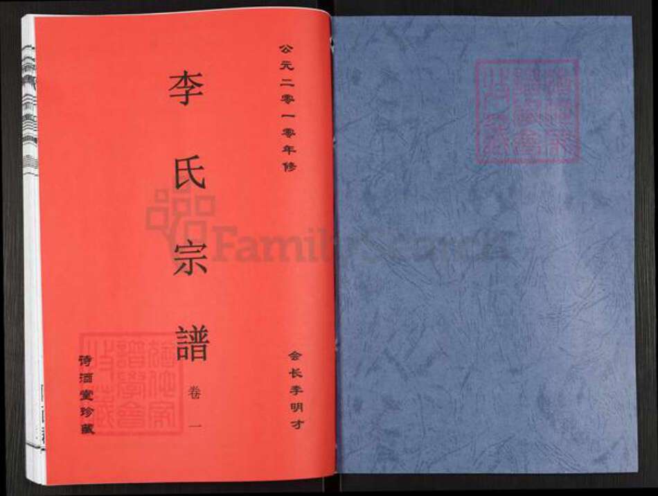 安徽省合肥市肥西县李氏诗酒堂族谱-李氏宗谱.pdf电子版预览图1