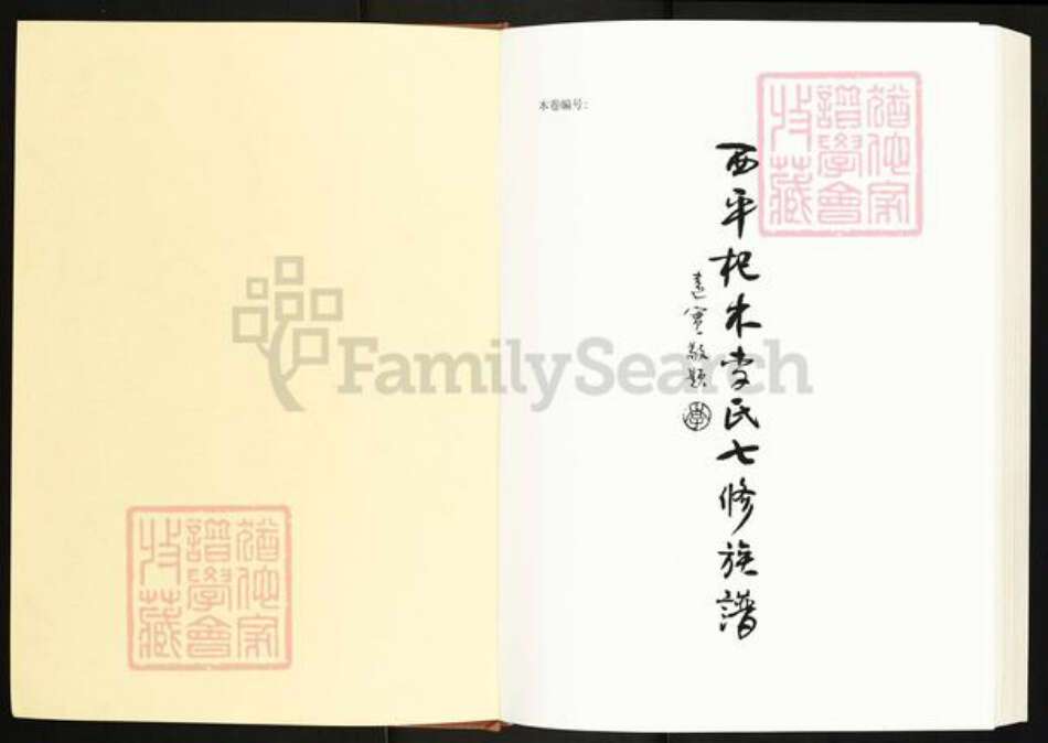 江西省萍乡市湘东区下端口镇李氏敦睦堂族谱-西平杞木李氏七修族谱.pdf电子版预览图1
