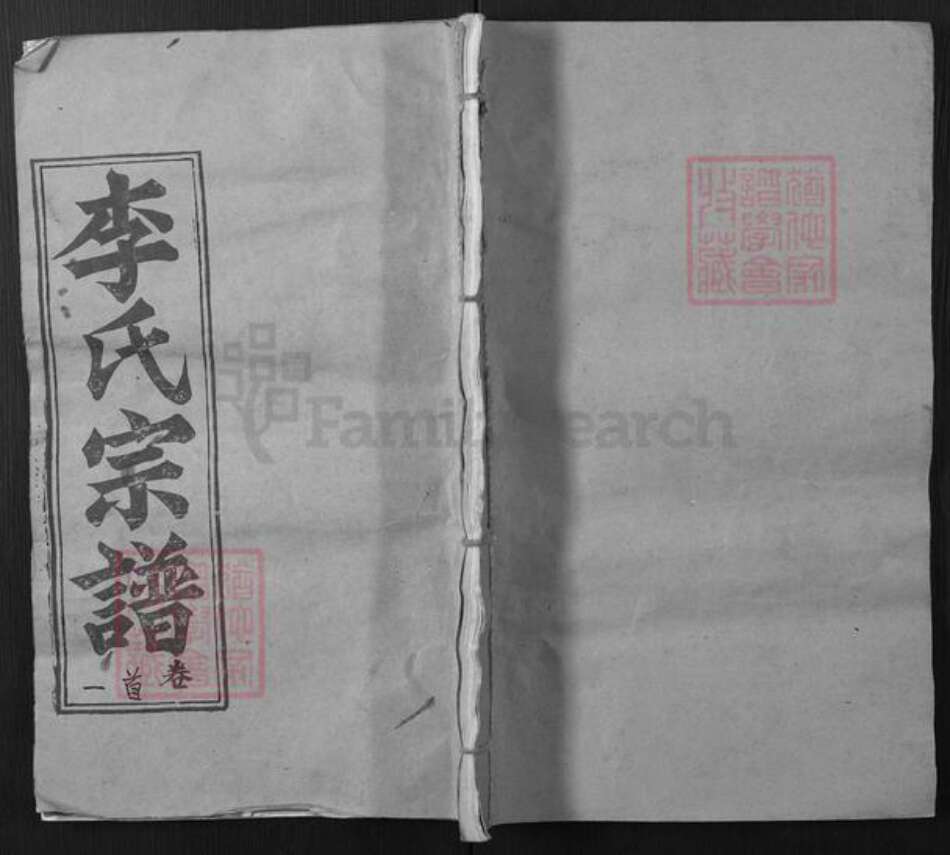 湖北省黄冈市麻城市李氏同心堂族谱-李氏宗谱.pdf电子版缩略图