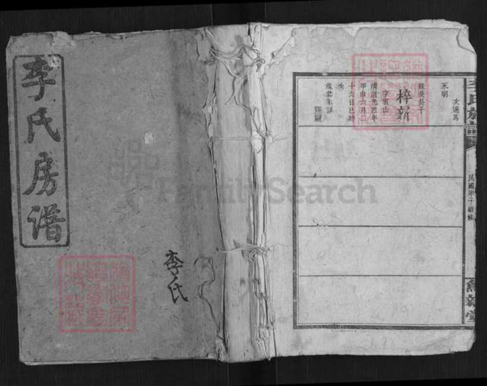 湖南省长沙市浏阳市官渡镇李氏笃亲堂族谱-李氏房谱.pdf电子版缩略图