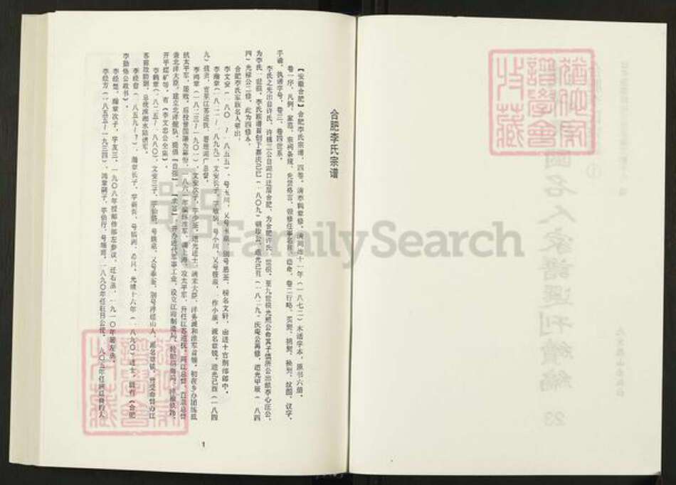 安徽省合肥市李氏族谱-清代民国名人家谱选刊续编.第23~24册.合肥李氏宗谱.pdf电子版预览图2