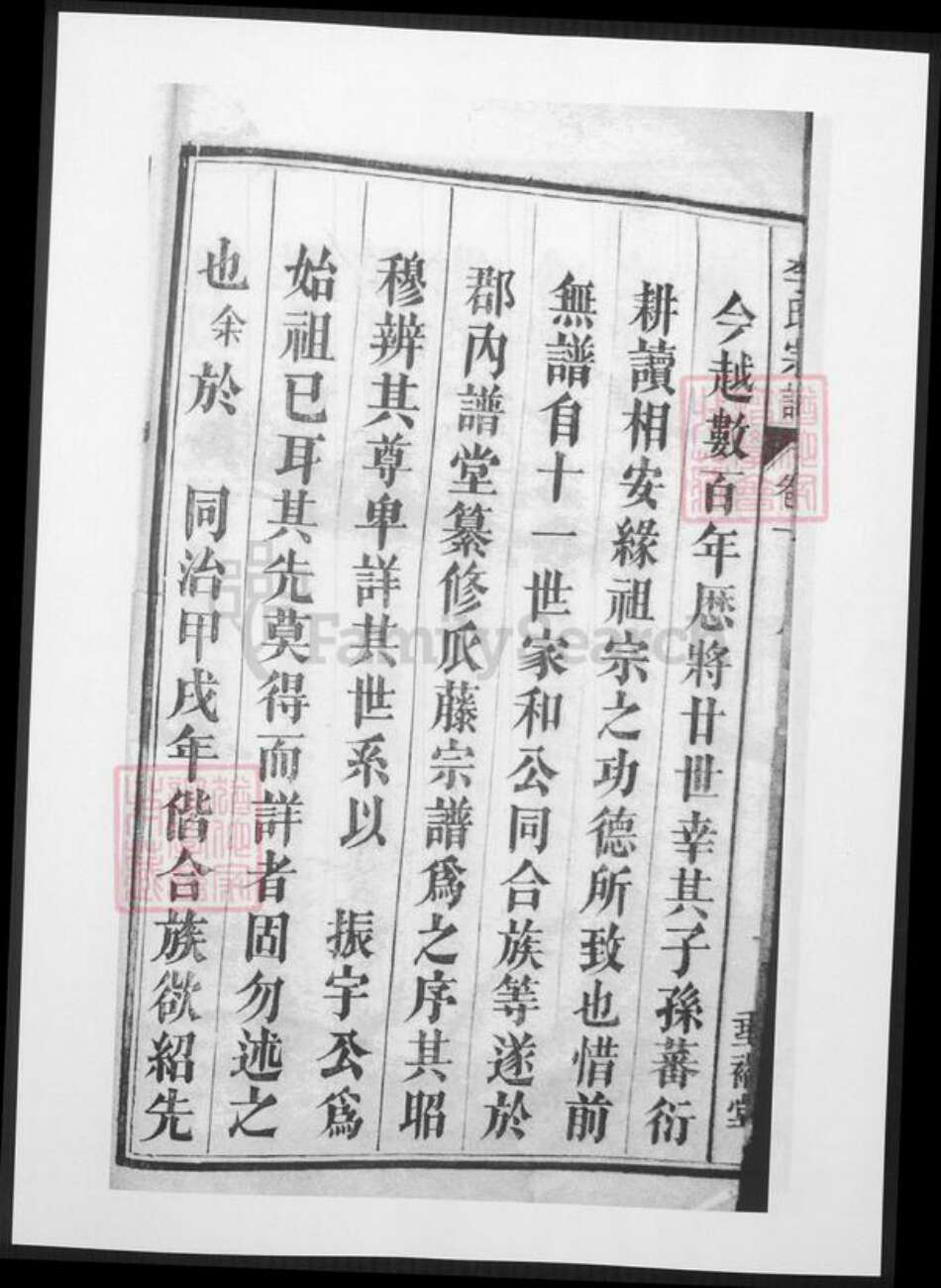 安徽省合肥市李氏族谱-合肥李氏宗谱.pdf电子版预览图4